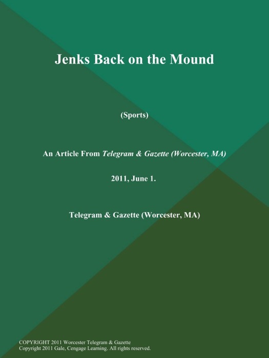 Jenks Back on the Mound (Sports)