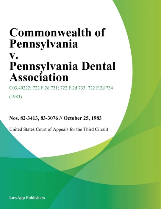 Commonwealth of Pennsylvania v. Pennsylvania Dental Association