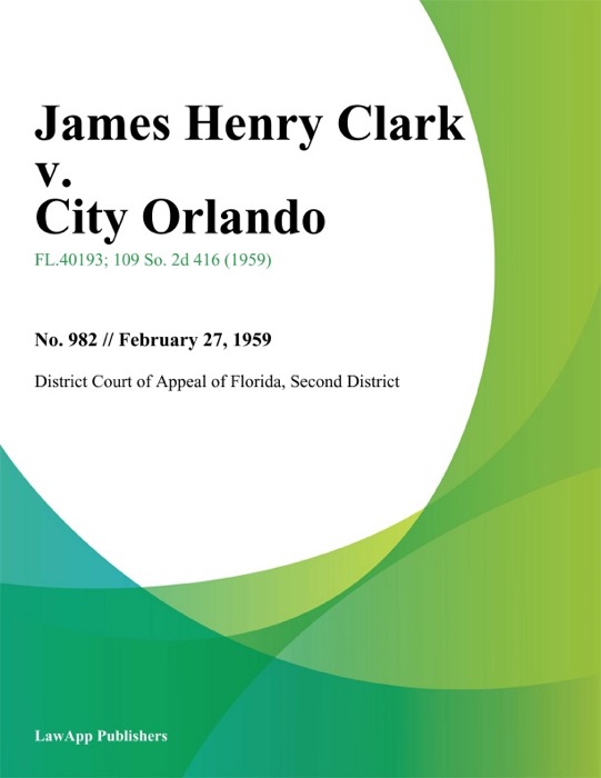 James Henry Clark v. City Orlando