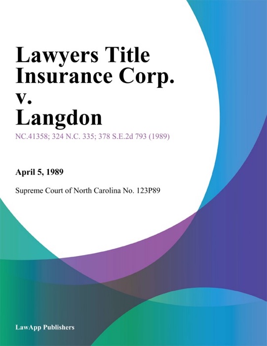 Lawyers Title Insurance Corp. v. Langdon