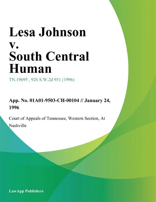 Lesa Johnson v. South Central Human