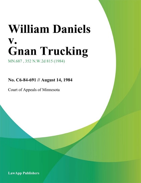 William Daniels v. Gnan Trucking