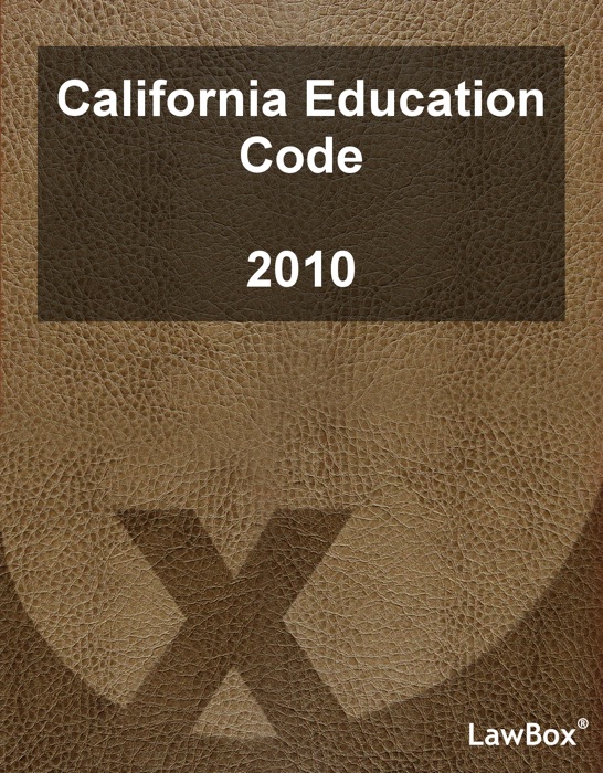 California Education Code 2010