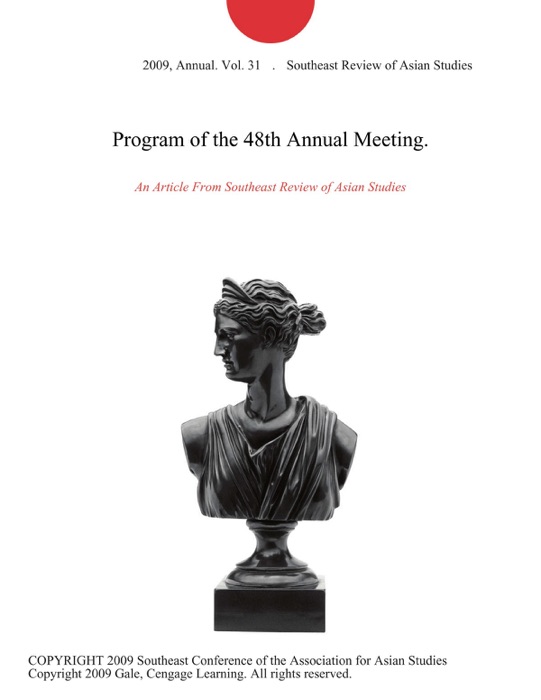 Program of the 48th Annual Meeting.