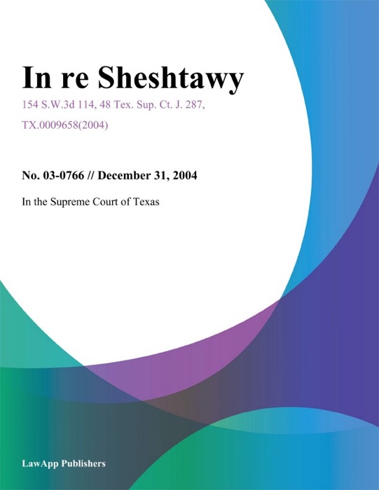 In Re Sheshtawy