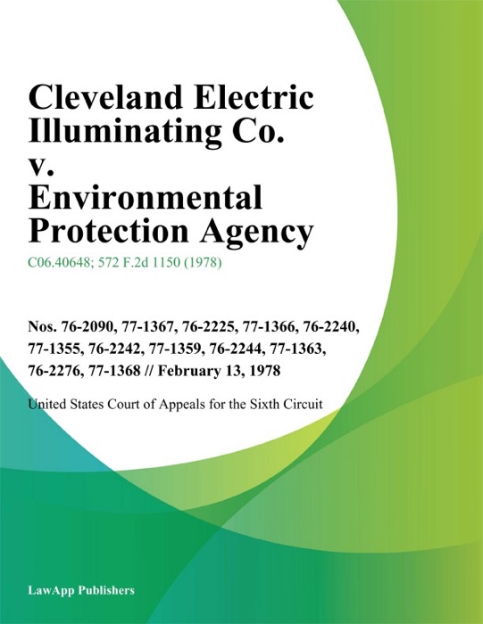 Cleveland Electric Illuminating Co. V. Environmental Protection Agency