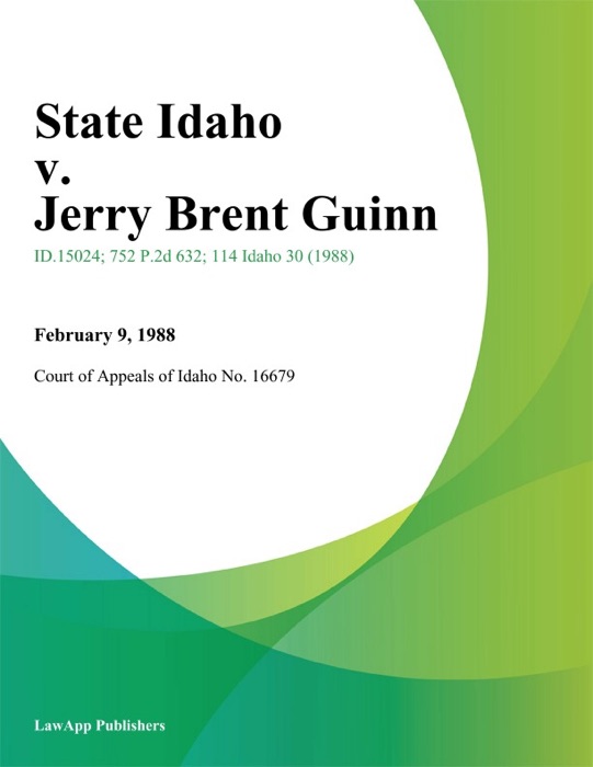 State Idaho v. Jerry Brent Guinn