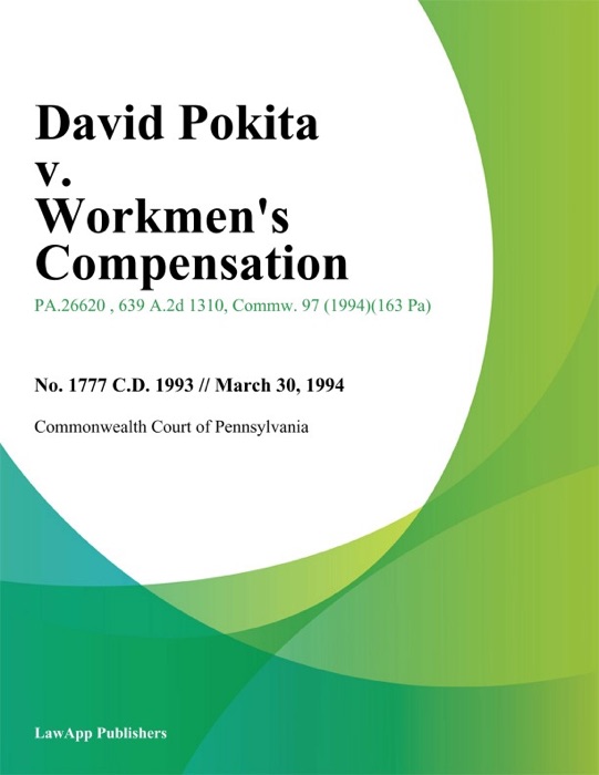 David Pokita v. Workmens Compensation