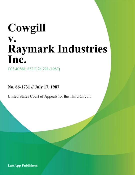 Cowgill v. Raymark Industries Inc.