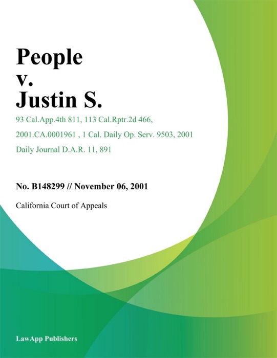 People V. Justin S.