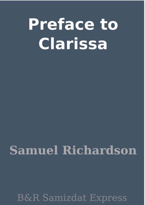 Preface to Clarissa