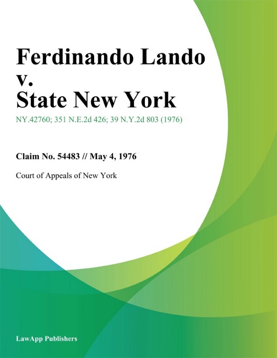 Ferdinando Lando v. State New York