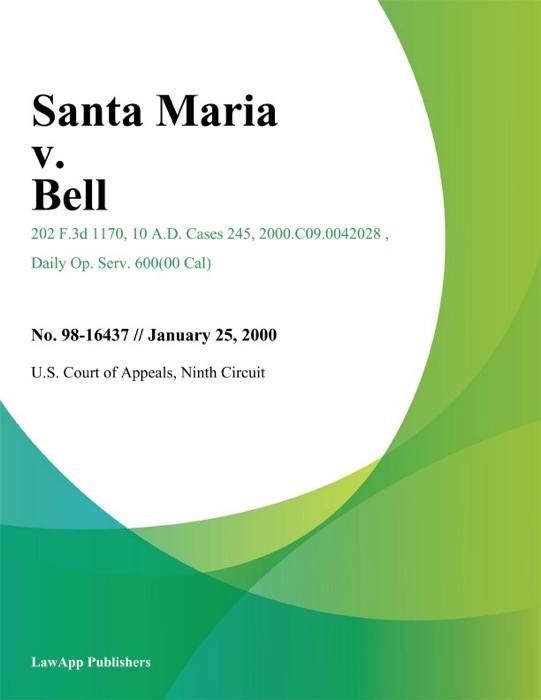 Santa Maria V. Bell