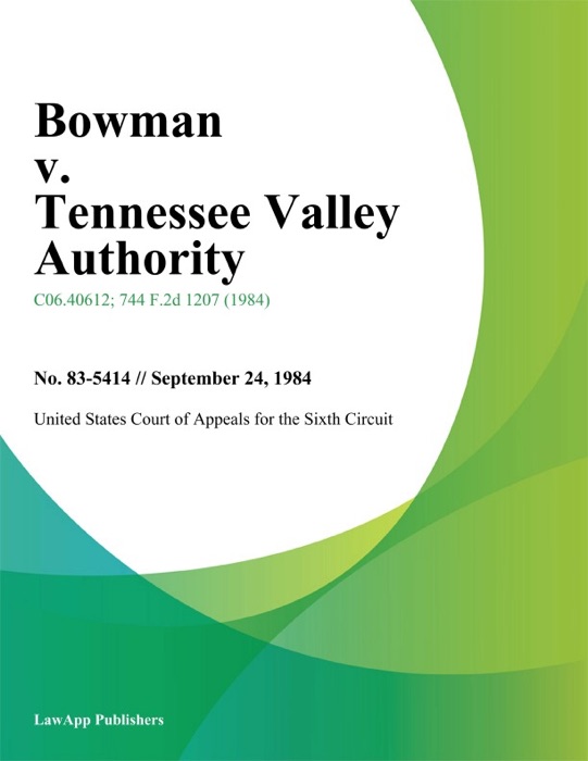 Bowman v. Tennessee Valley Authority