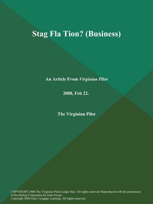 Stag Fla Tion? (Business)