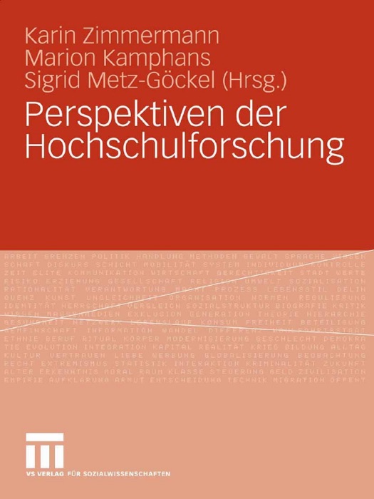 Perspektiven der Hochschulforschung