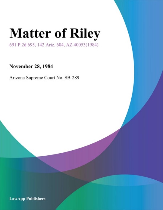 Matter Of Riley