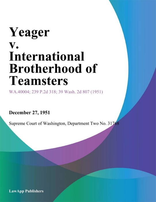 Yeager v. International Brotherhood of Teamsters