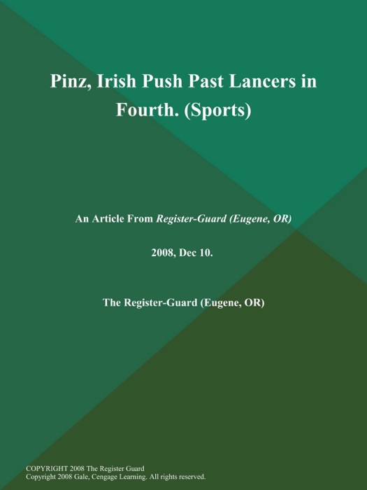 Pinz, Irish Push Past Lancers in Fourth (Sports)