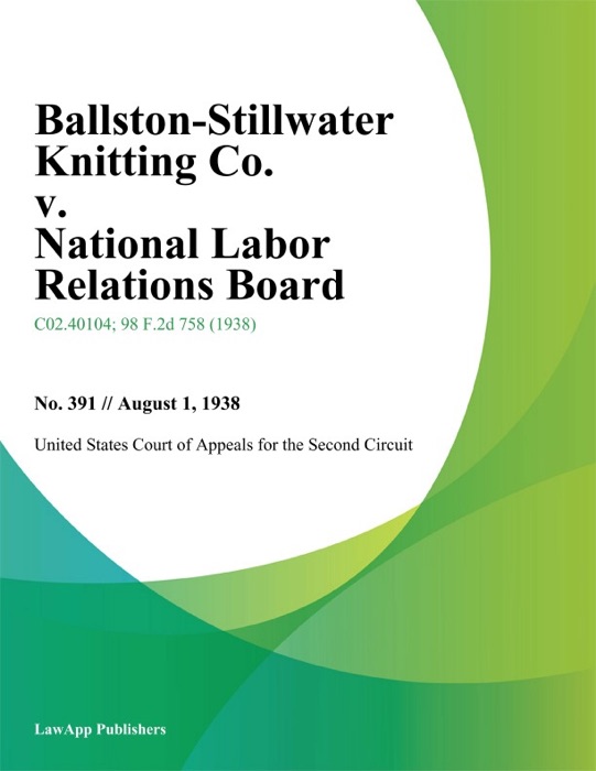 Ballston-Stillwater Knitting Co. v. National Labor Relations Board.