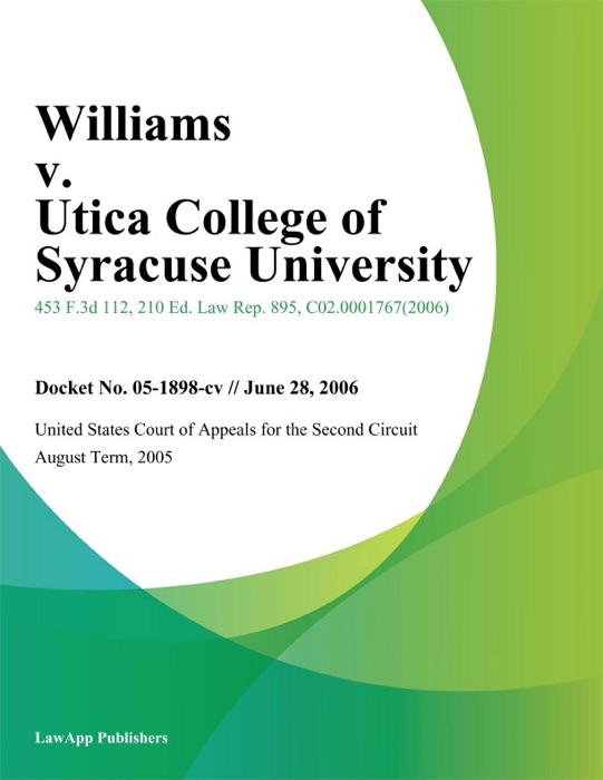 Williams v. Utica College of Syracuse University