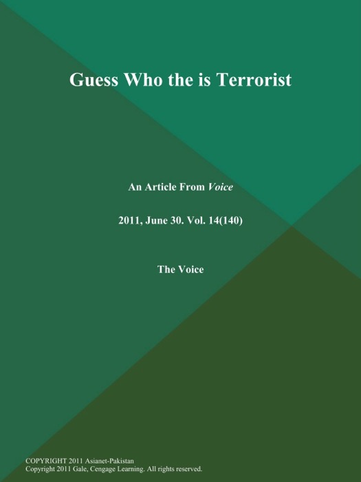 Guess Who the is Terrorist