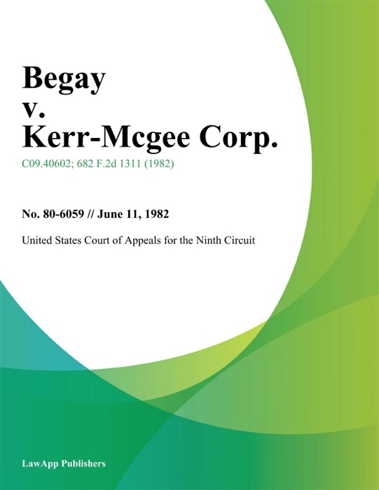 Begay v. Kerr-Mcgee Corp.