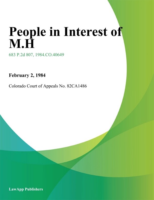 People In Interest of M.H.