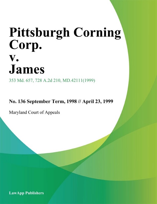 Pittsburgh Corning Corp. v. James