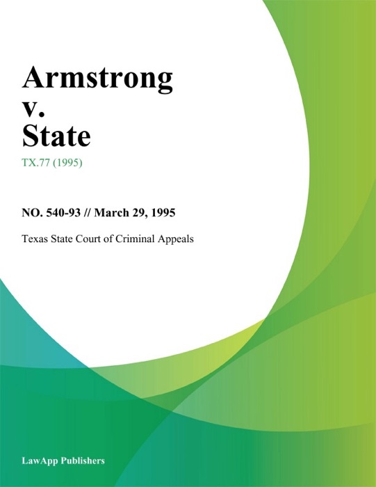 Armstrong v. State