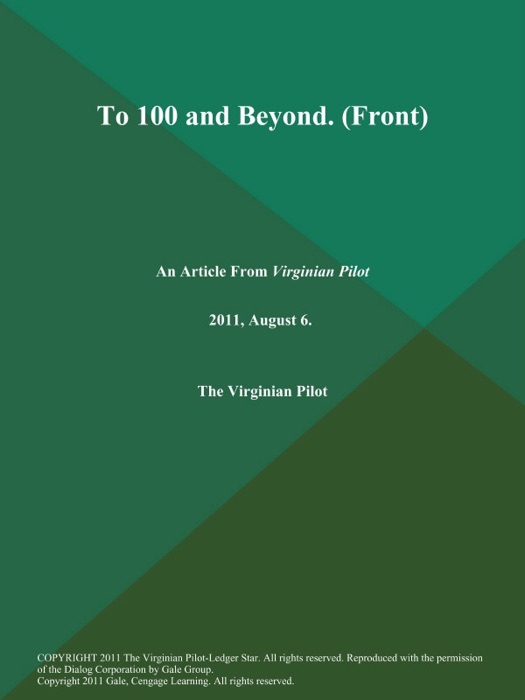 To 100 and Beyond (Front)