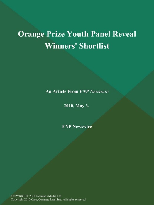 Orange Prize Youth Panel Reveal Winners' Shortlist