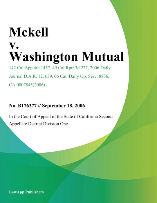 Mckell v. Washington Mutual