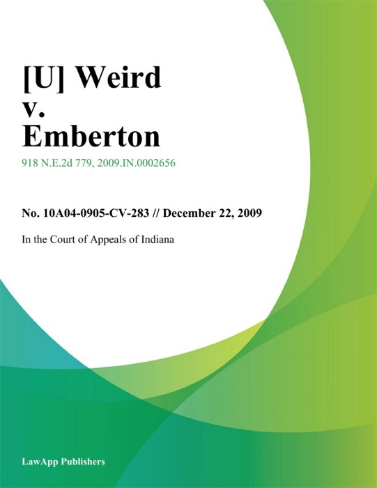 Weird v. Emberton