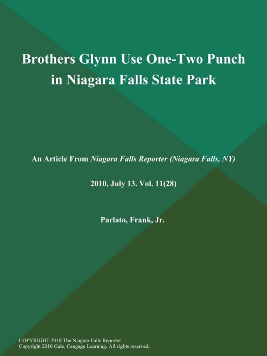 Brothers Glynn Use One-Two Punch in Niagara Falls State Park
