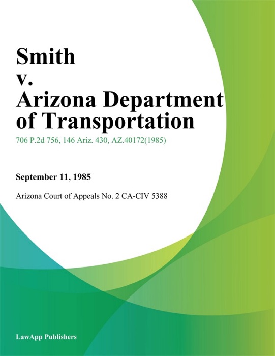 Smith v. Arizona Department of Transportation