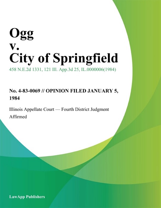Ogg v. City of Springfield