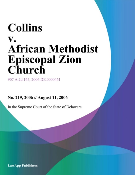 Collins v. African Methodist Episcopal Zion Church