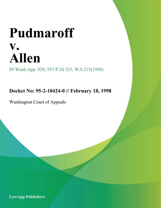 Pudmaroff v. Allen