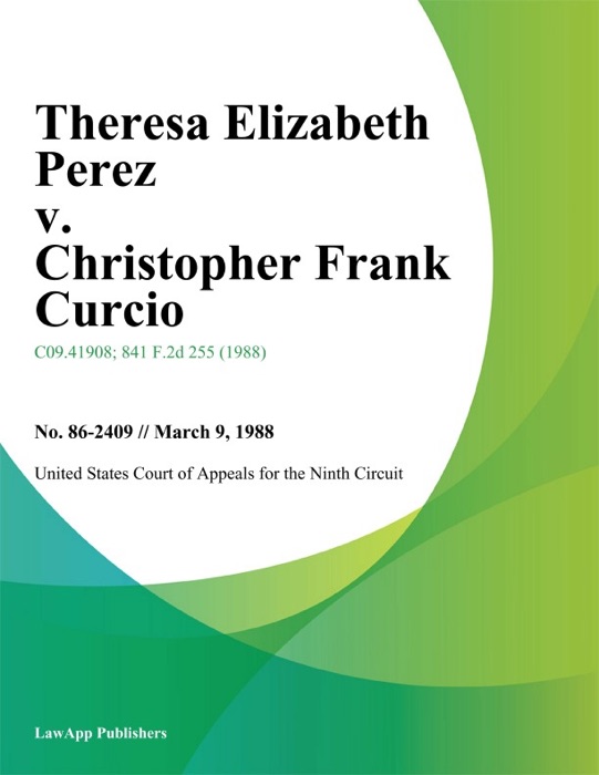 Theresa Elizabeth Perez v. Christopher Frank Curcio