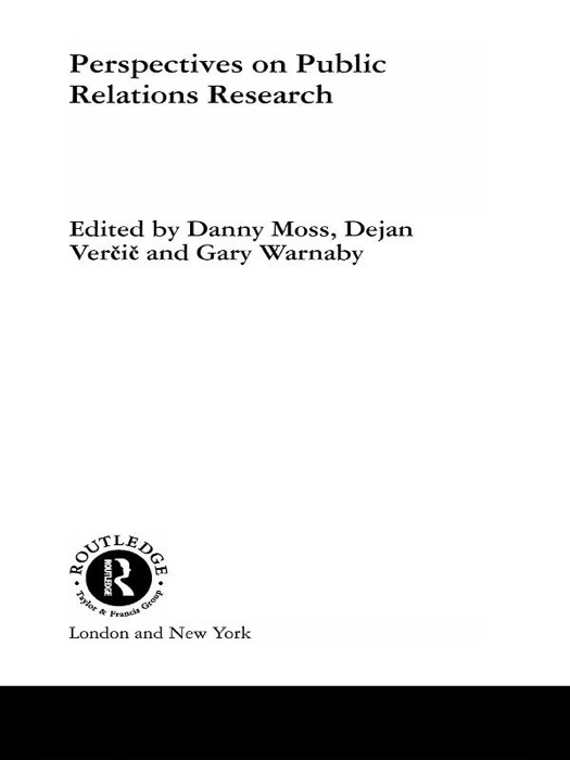 Perspectives on Public Relations Research