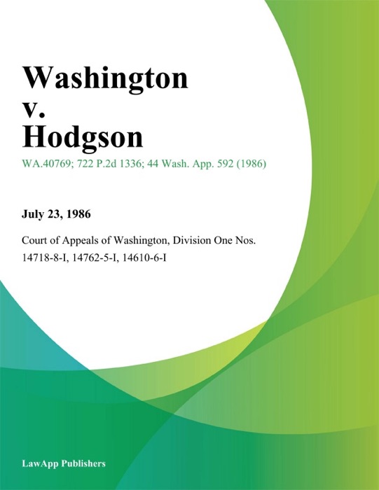 Washington V. Hodgson