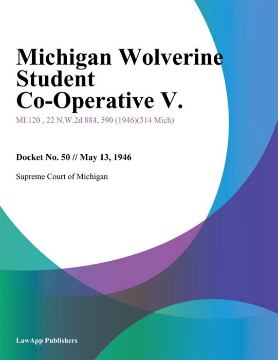 Michigan Wolverine Student Co-Operative V.