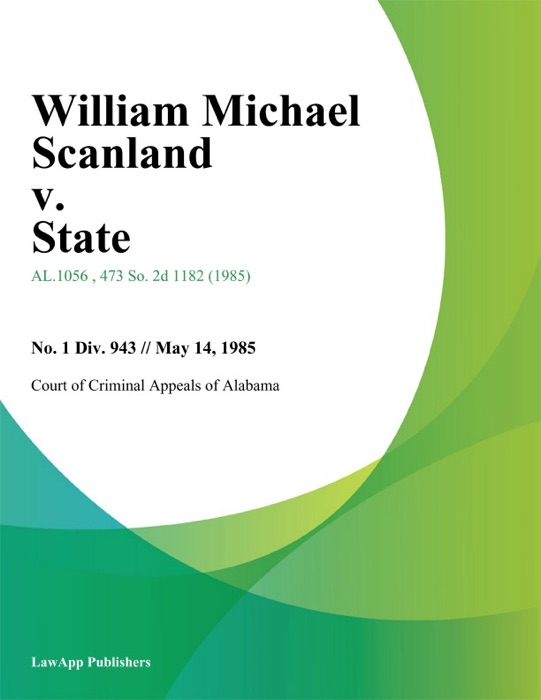 William Michael Scanland v. State