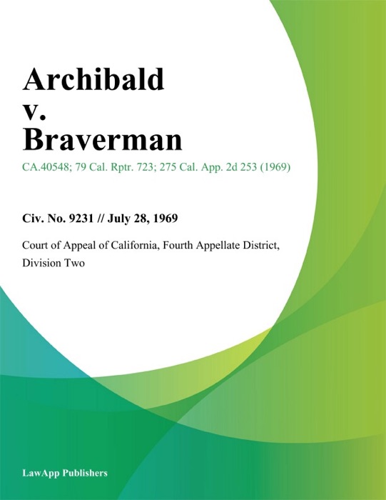 Archibald v. Braverman