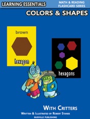 Colors & Shapes Flash Cards: Colors, Shapes and Critters