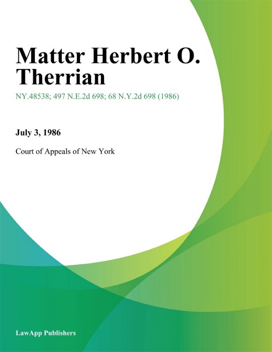 Matter Herbert O. Therrian