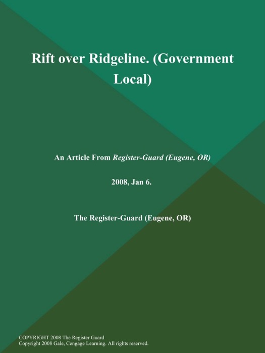 Rift over Ridgeline (Government Local)