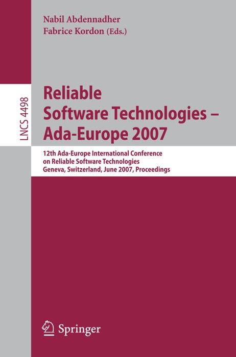 Reliable Software Technologies - Ada-Europe 2007