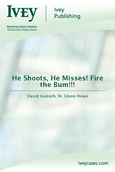 He Shoots, He Misses! Fire the Bum!!!
